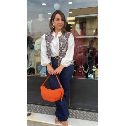 Chaleco India Azul