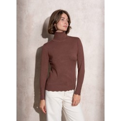 Jerséis cuello chocolate